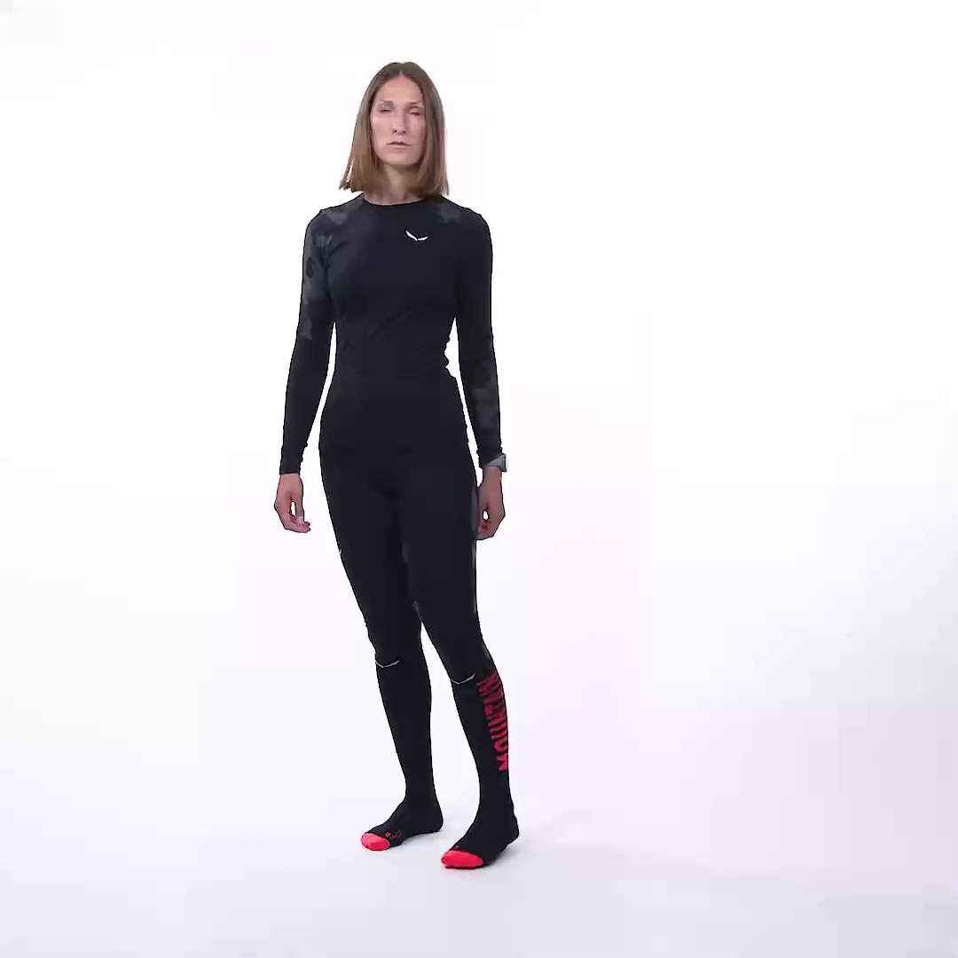 Cristallo Warm Alpine Merino Responsive Langarm Baselayer Damen