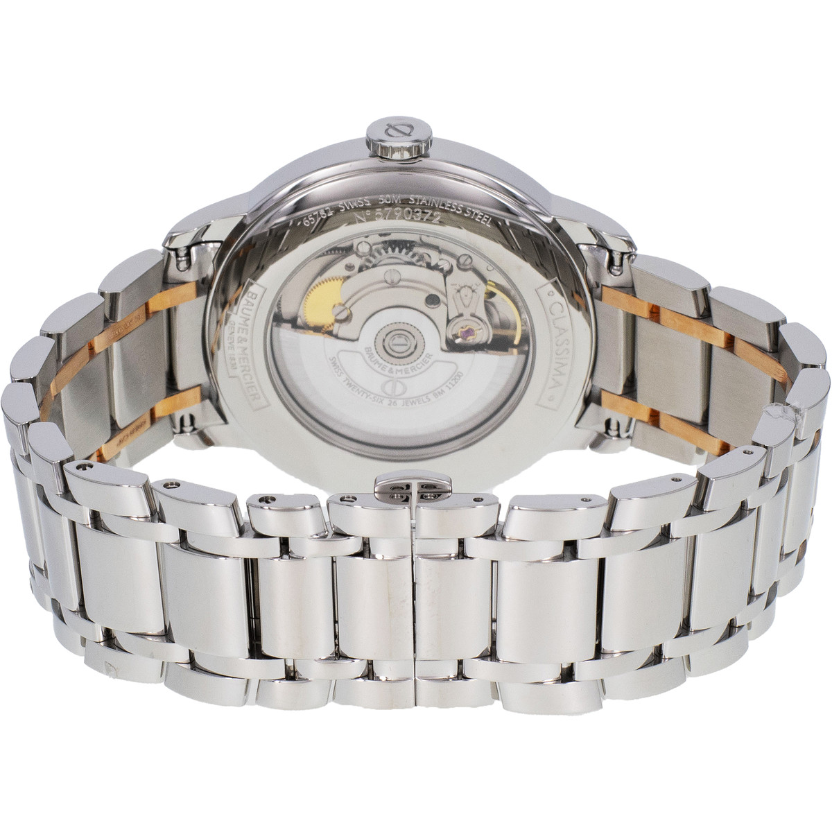Montre d'occasion BAUME & MERCIER Classima homme automatique bracelet en acier