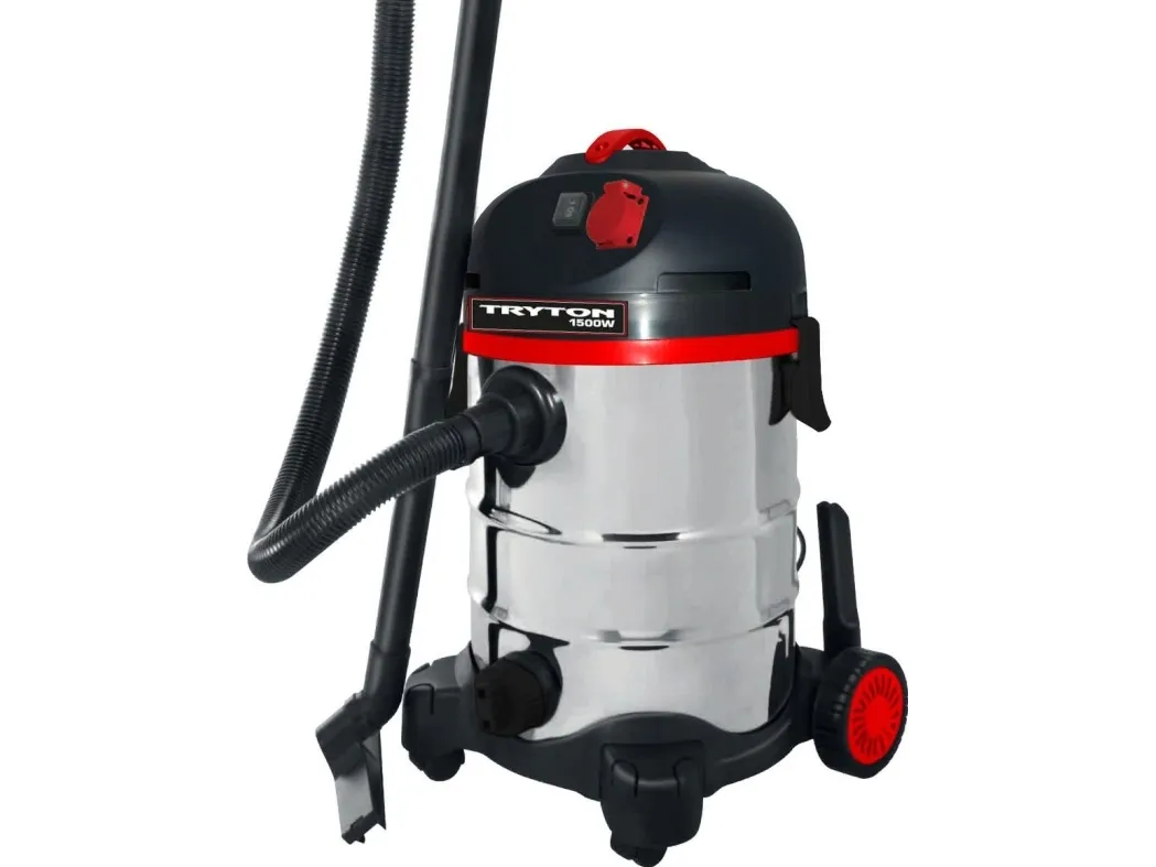 Triton industrial workshop vacuum cleaner 1500W, 30L with additional socket (THK31G)