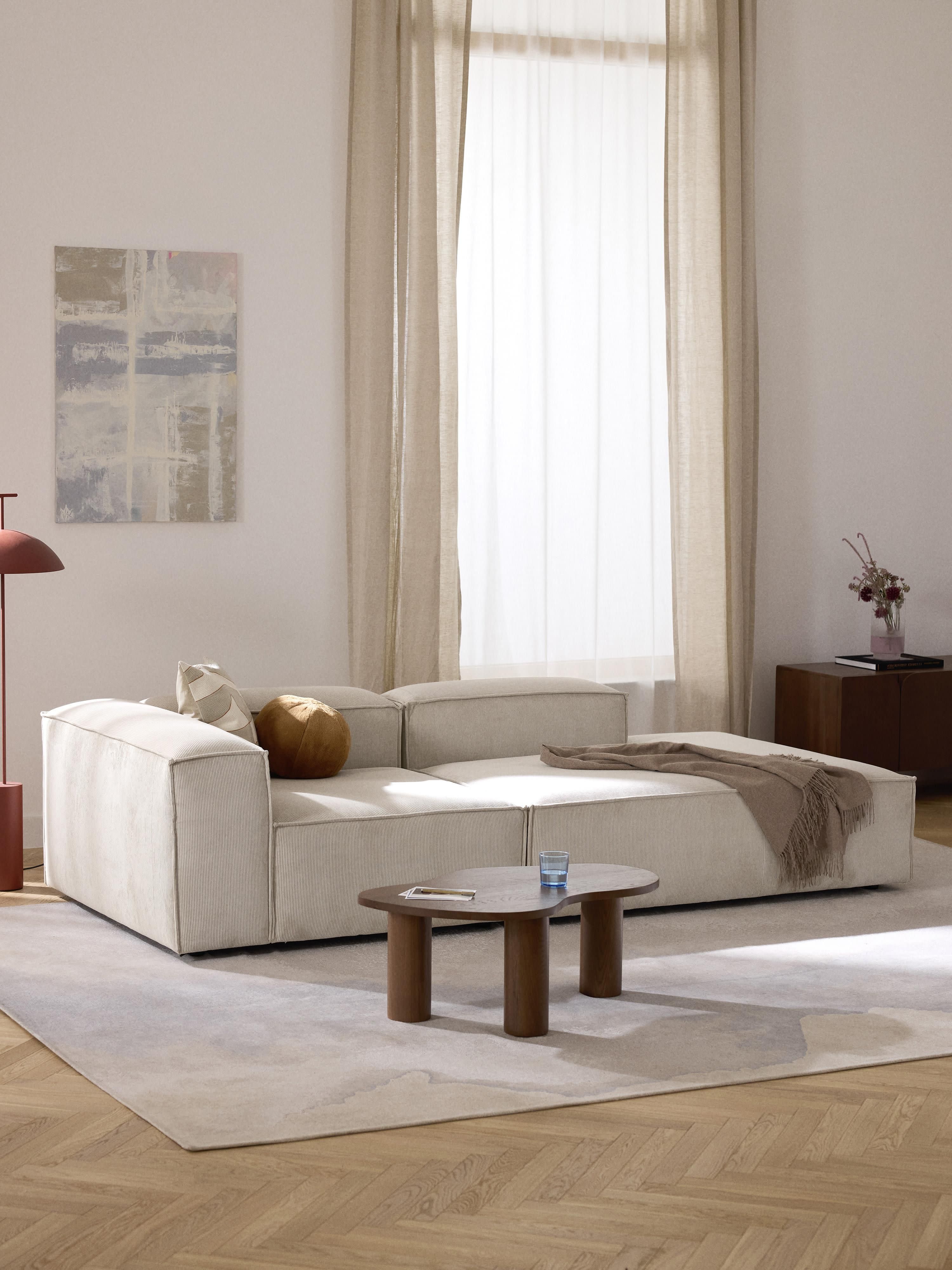 Chaise longue module Lennon van corduroy
