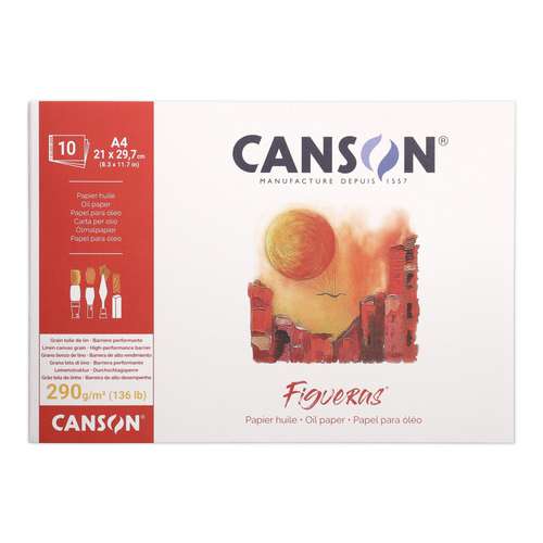 CANSON® Figueras® Öl/Acrylblock, längsseitig geleimt