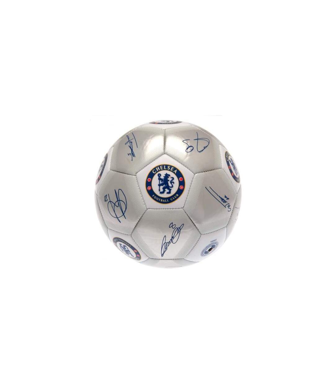 Chelsea FC - Ballon de foot SIGNATURE (Argenté) (Taille unique) - UTTA5713