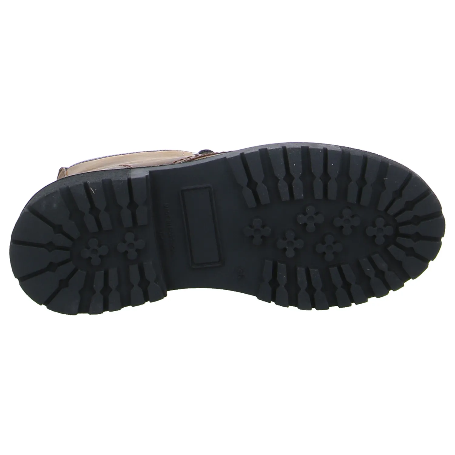 SCHUHENGEL Boot Braun Leder  mit Wollfutter