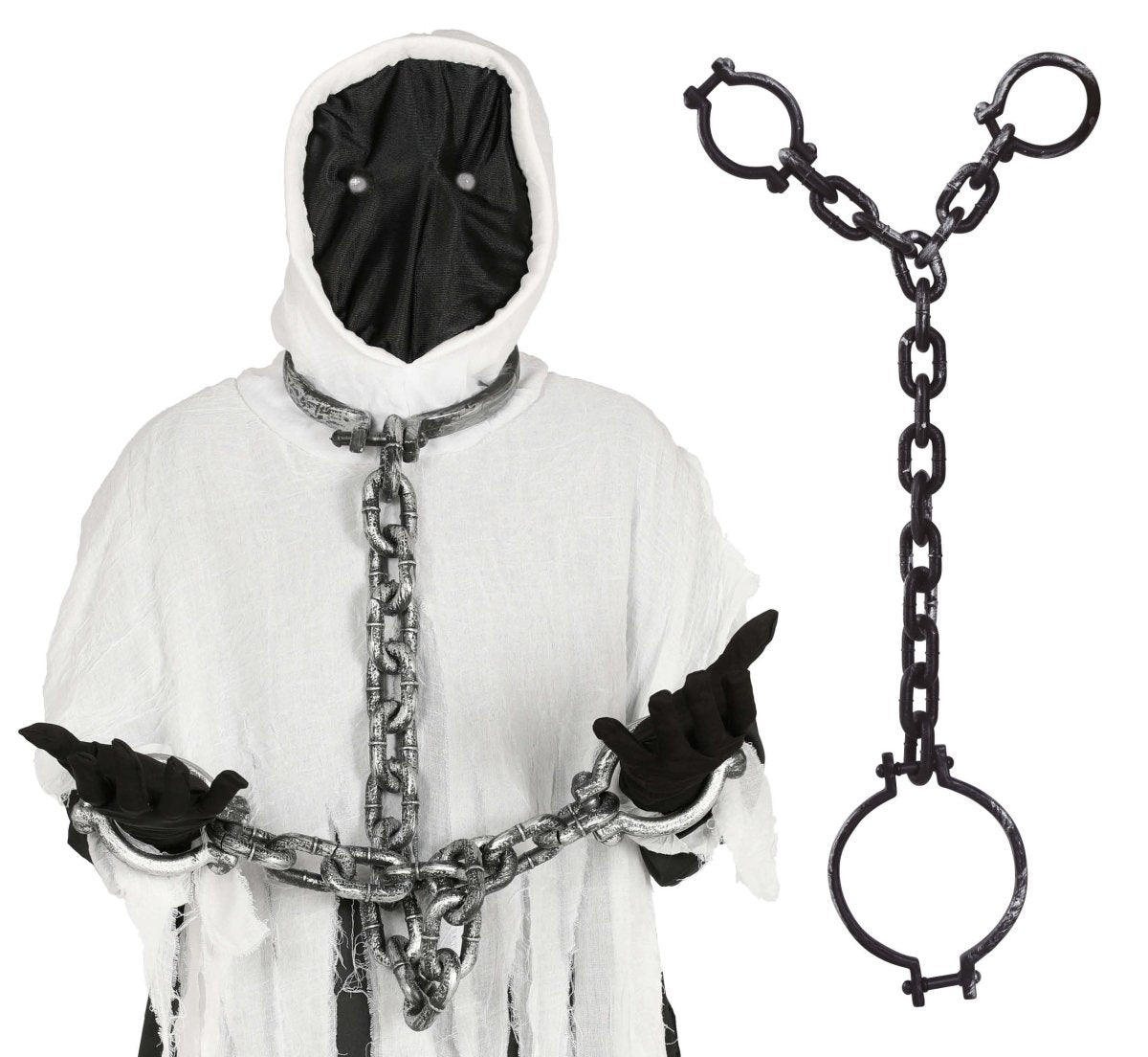Handboeien & Nek Ketting 1,1m