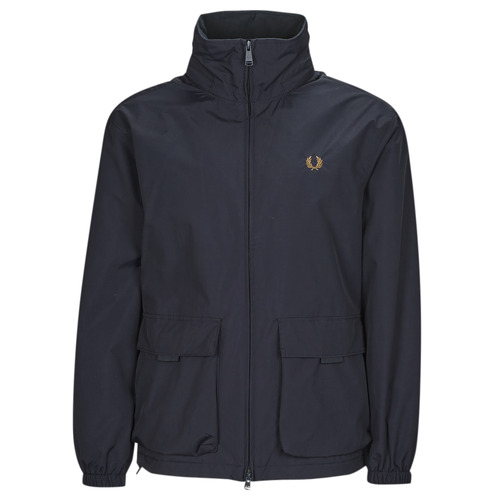 Fred Perry - PATCH POCKET ZIP THROUGH JKT Marino