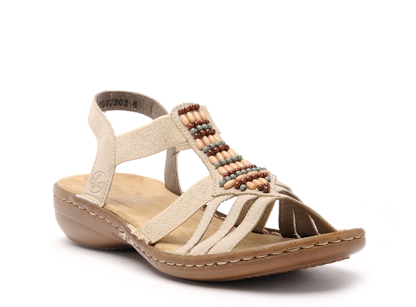 Rieker nu pieds plats femme 60851 beige