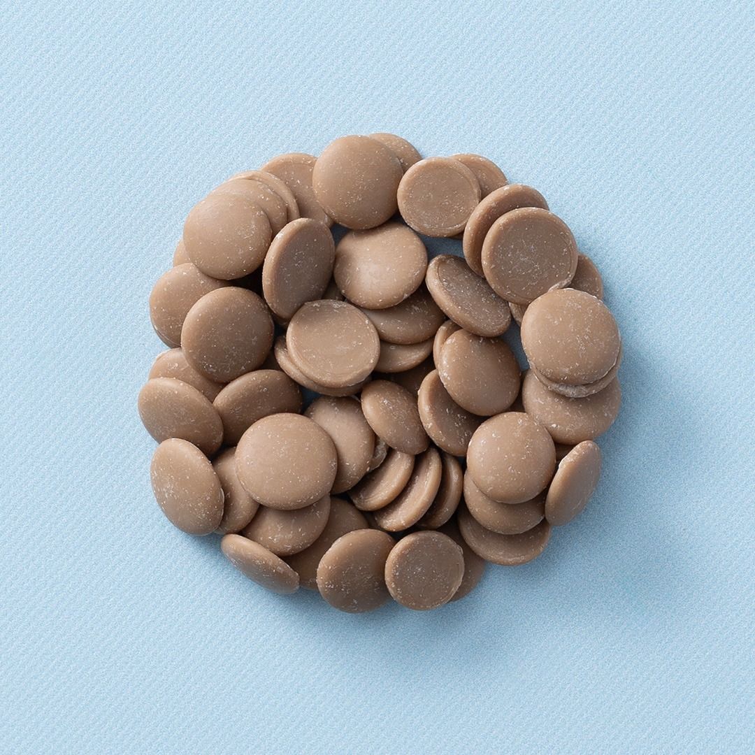 Chocolade druppels karamel