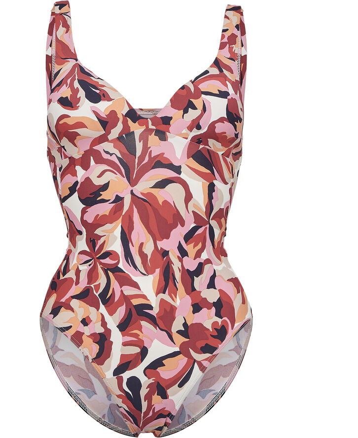 Esprit CARILO BEACH RCSpad. swimsuit Dark red 3