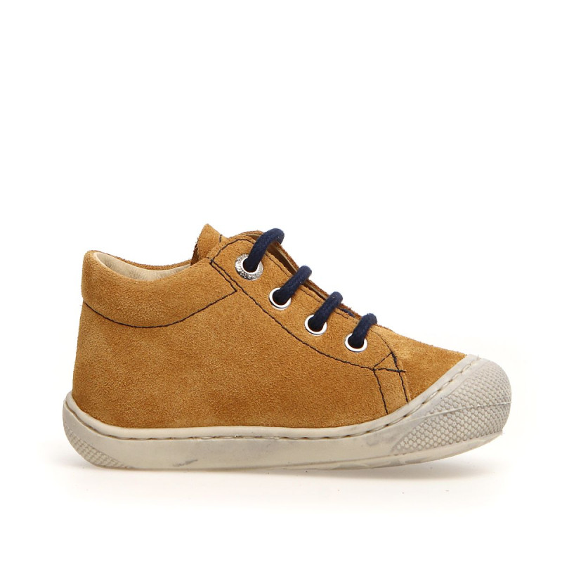 Naturino Naturino Cocoon Supersouple Lacets Suede Zucca