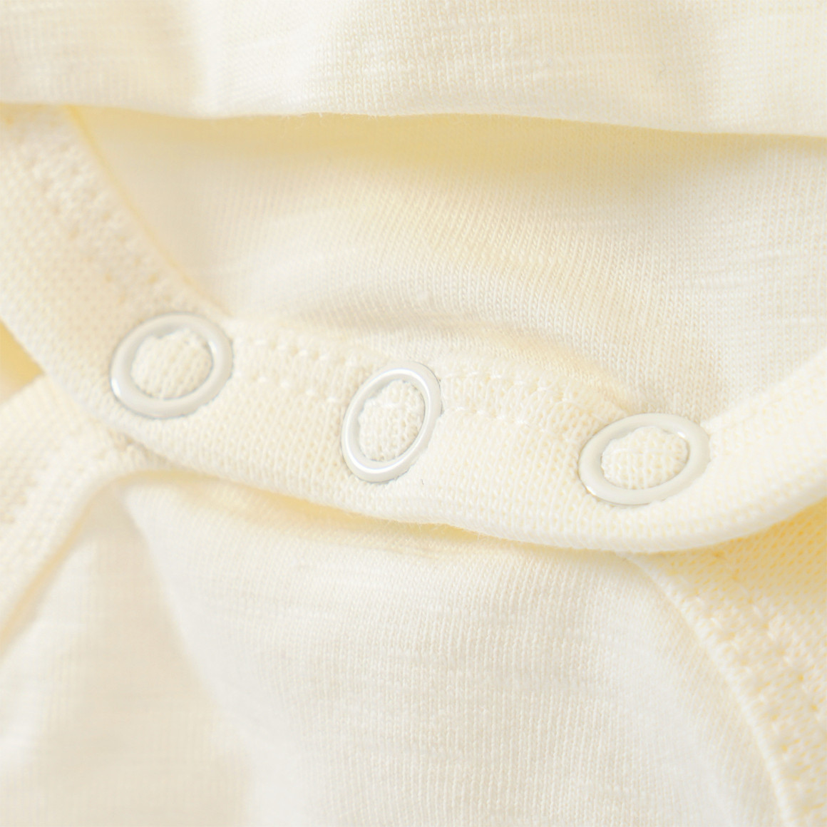 Topomini Pure Collection Baby Bodykleid mit Bio-Baumwolle creme