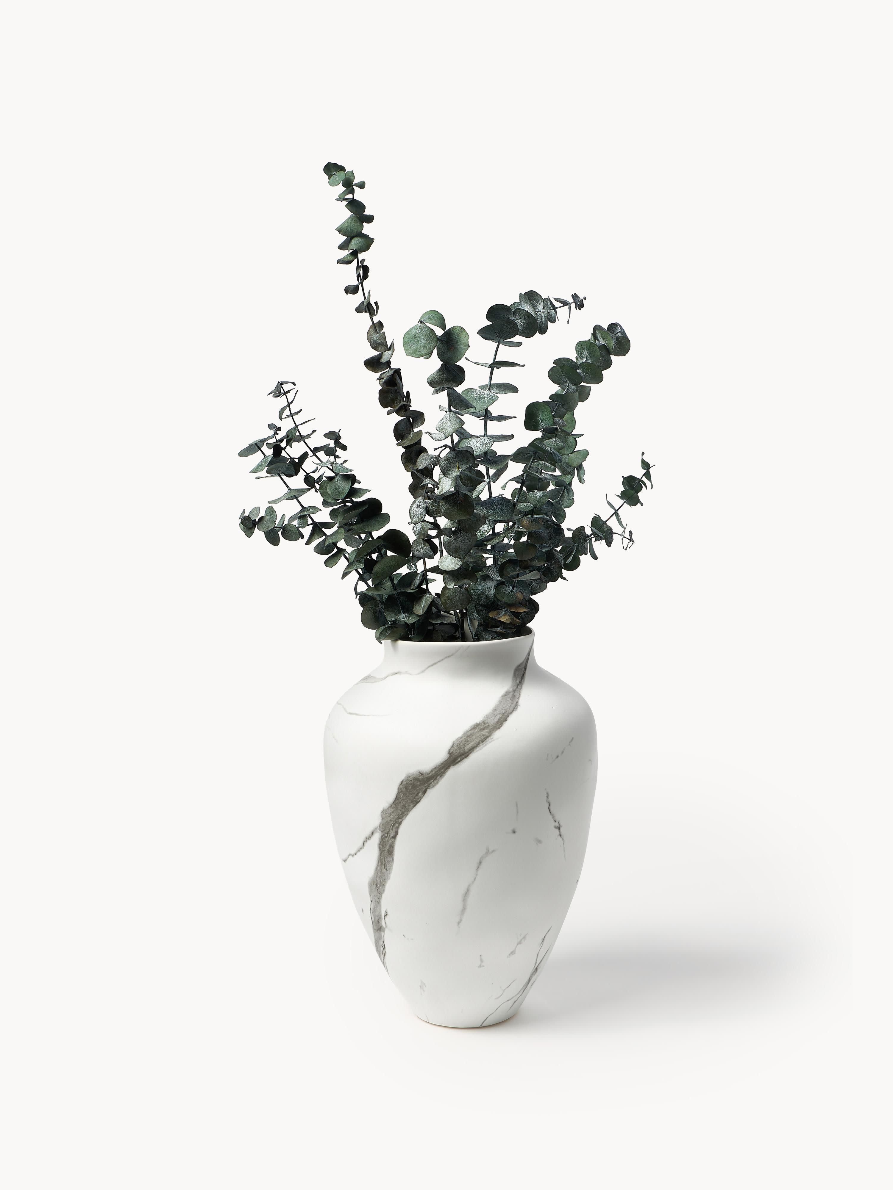 Handgemaakte vaas Latona, gemarmerd, H 30 cm
