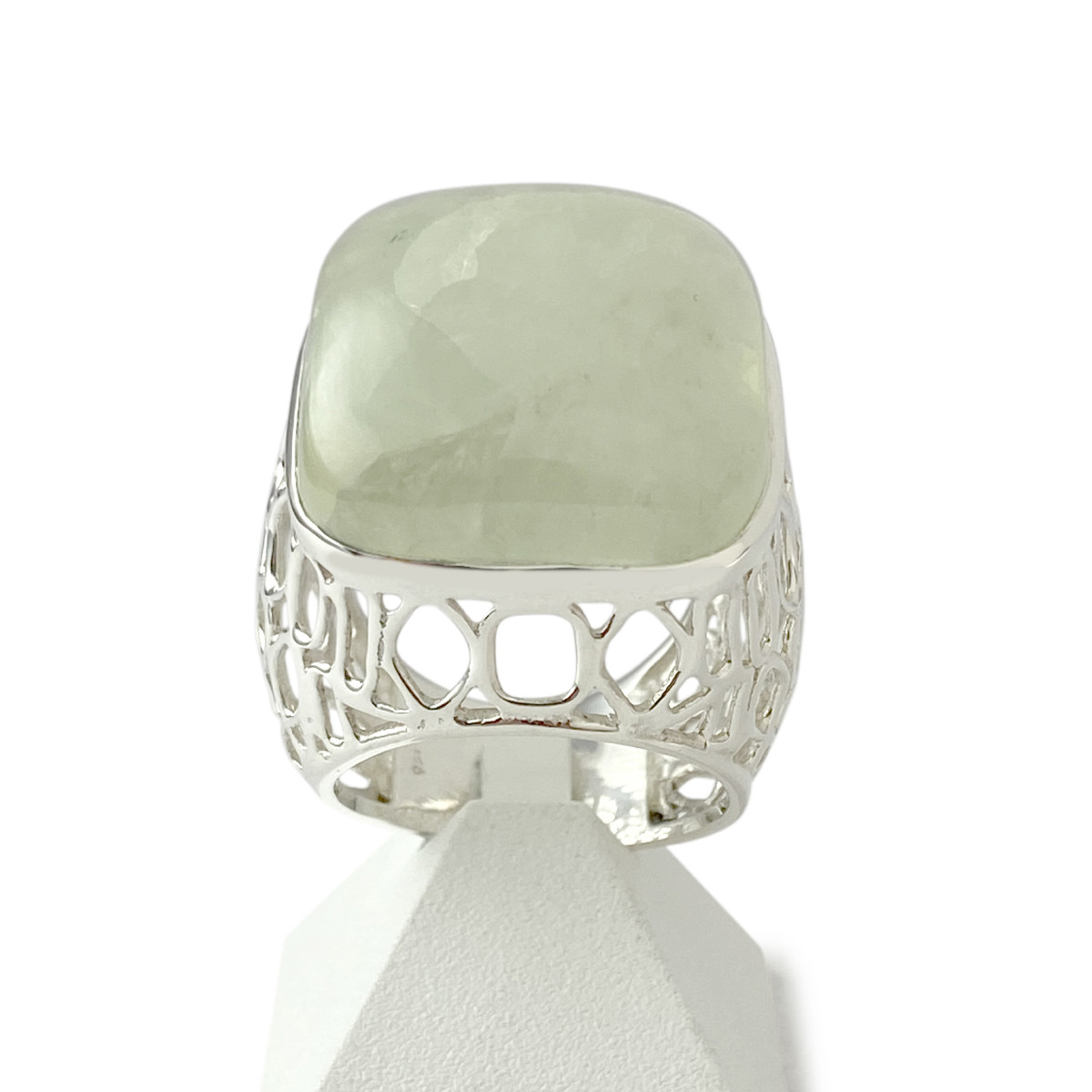 Bague d'occasion argent 925 préhnite
