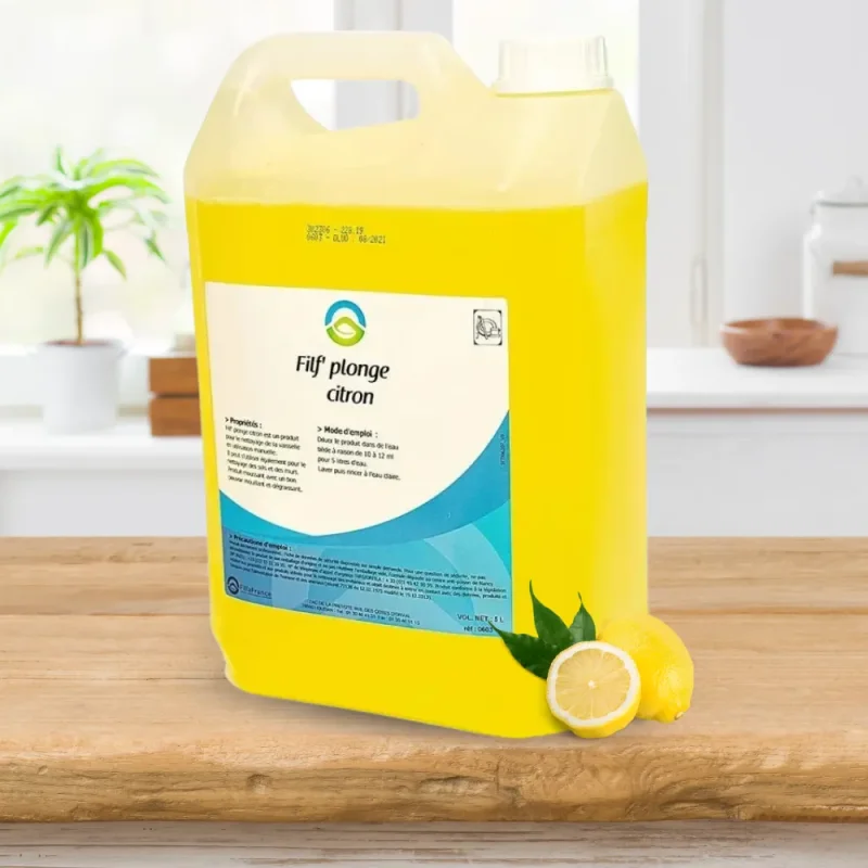 FILFA FRANCE - Liquide vaisselle plonge - Parfum citron - 5L