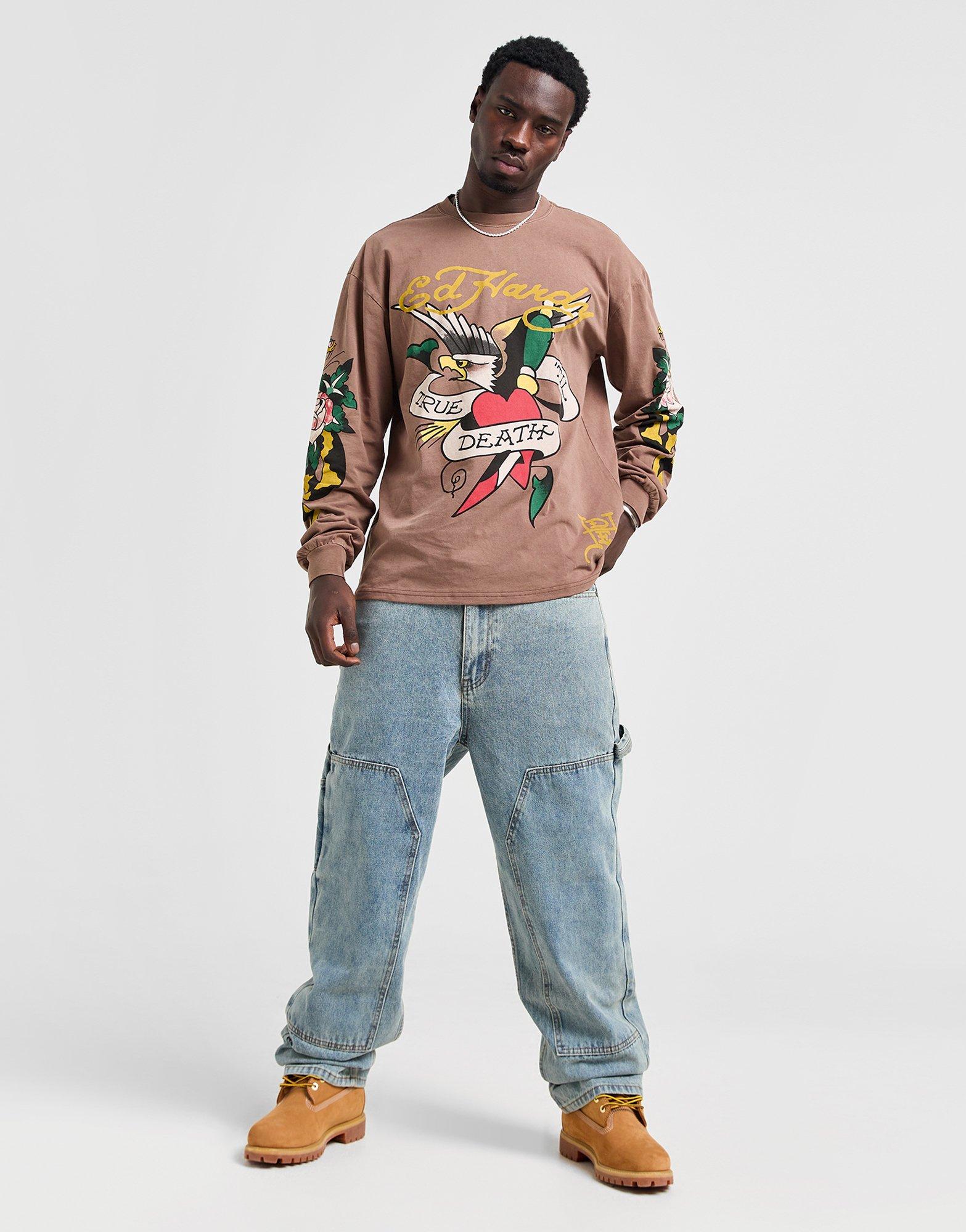 Ed Hardy Jean Dragon Carpenter Homme