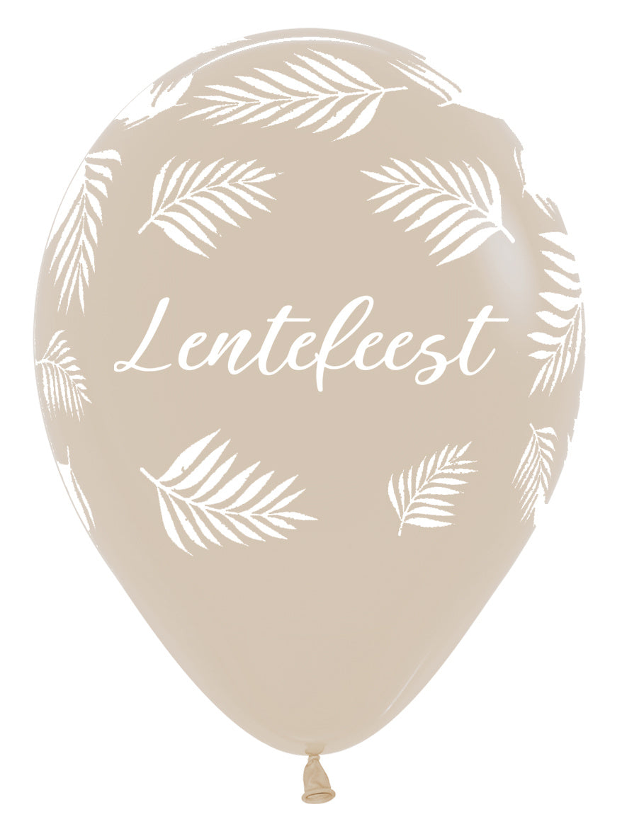 Ballonnen Lentefeest Palms White Sand 30cm 25st