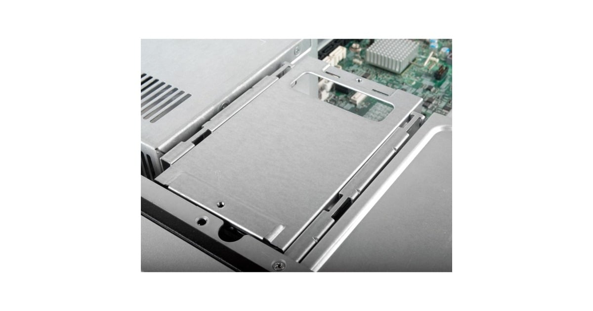 ChenbroRM24100-L optische drive behuizing  (Zilver/zwart | 2x USB-A)