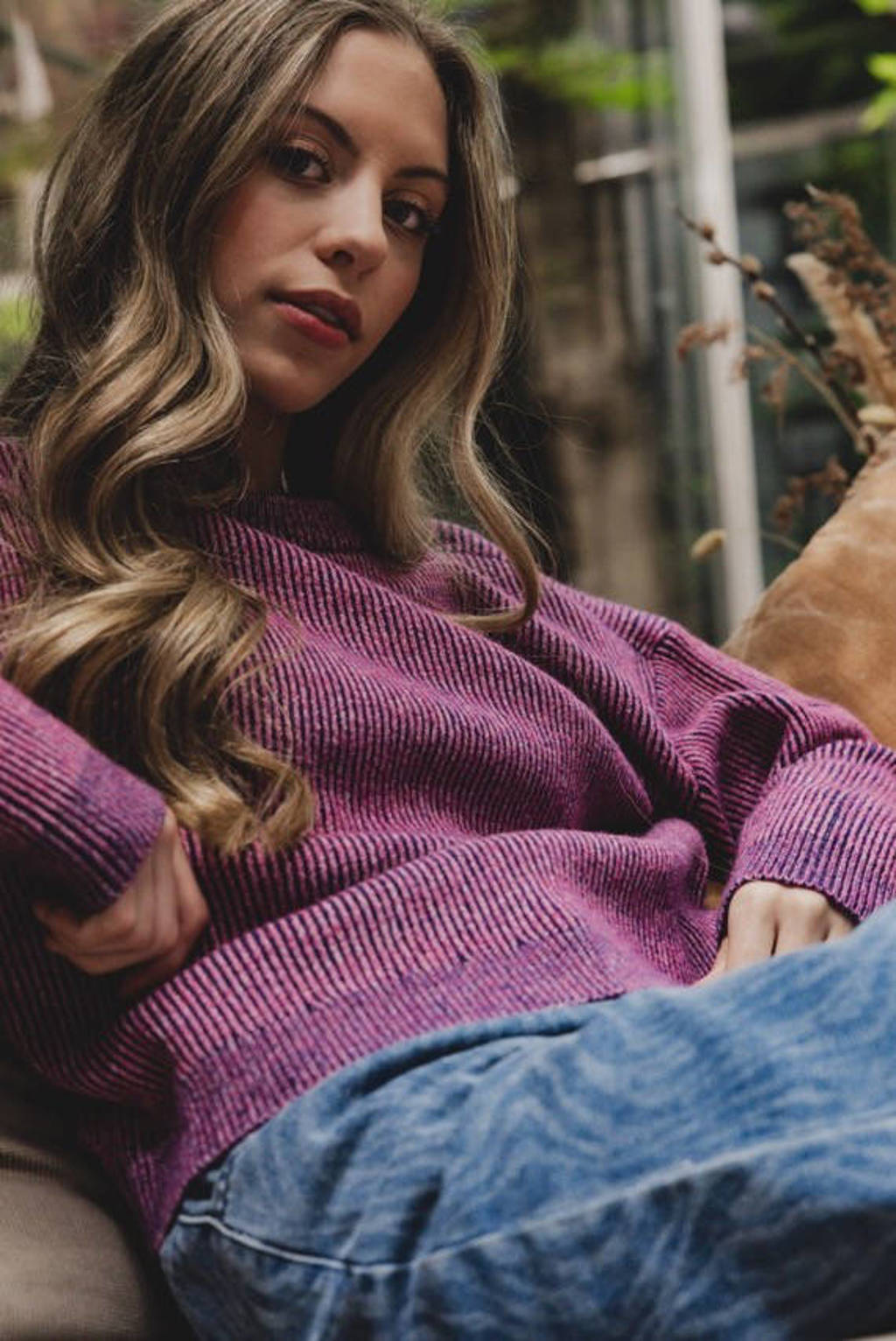 LOOXS pullover roze