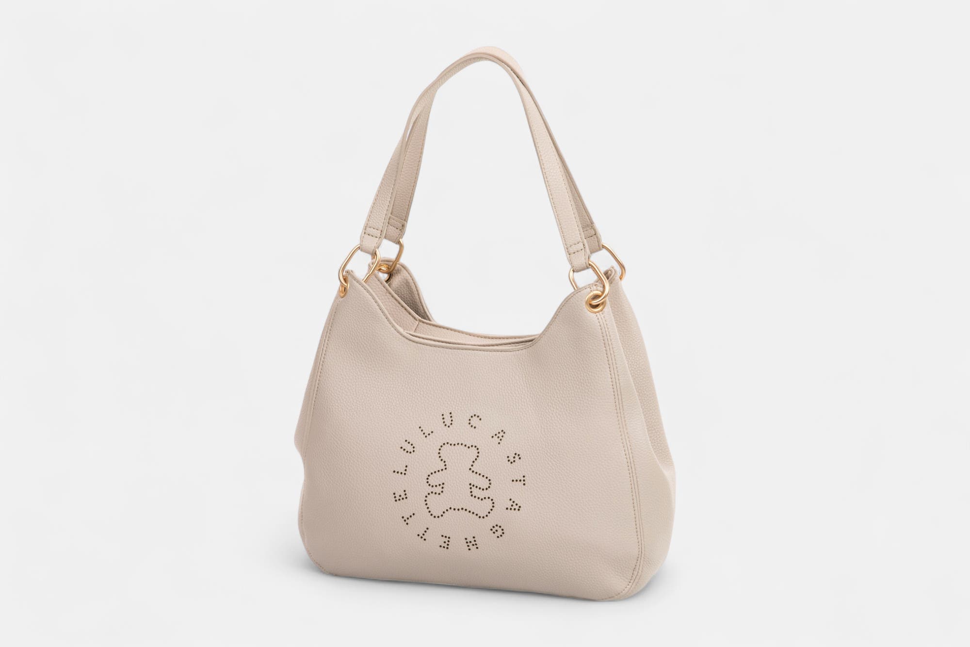Sac de shopping beige