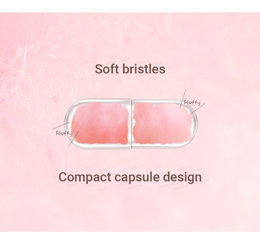 CORINGCO - Suikerspin Capsule Make-up Kwast