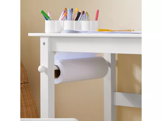 Ensemble Table et Chaise Enfant avec 2 étagères, KMB60-W