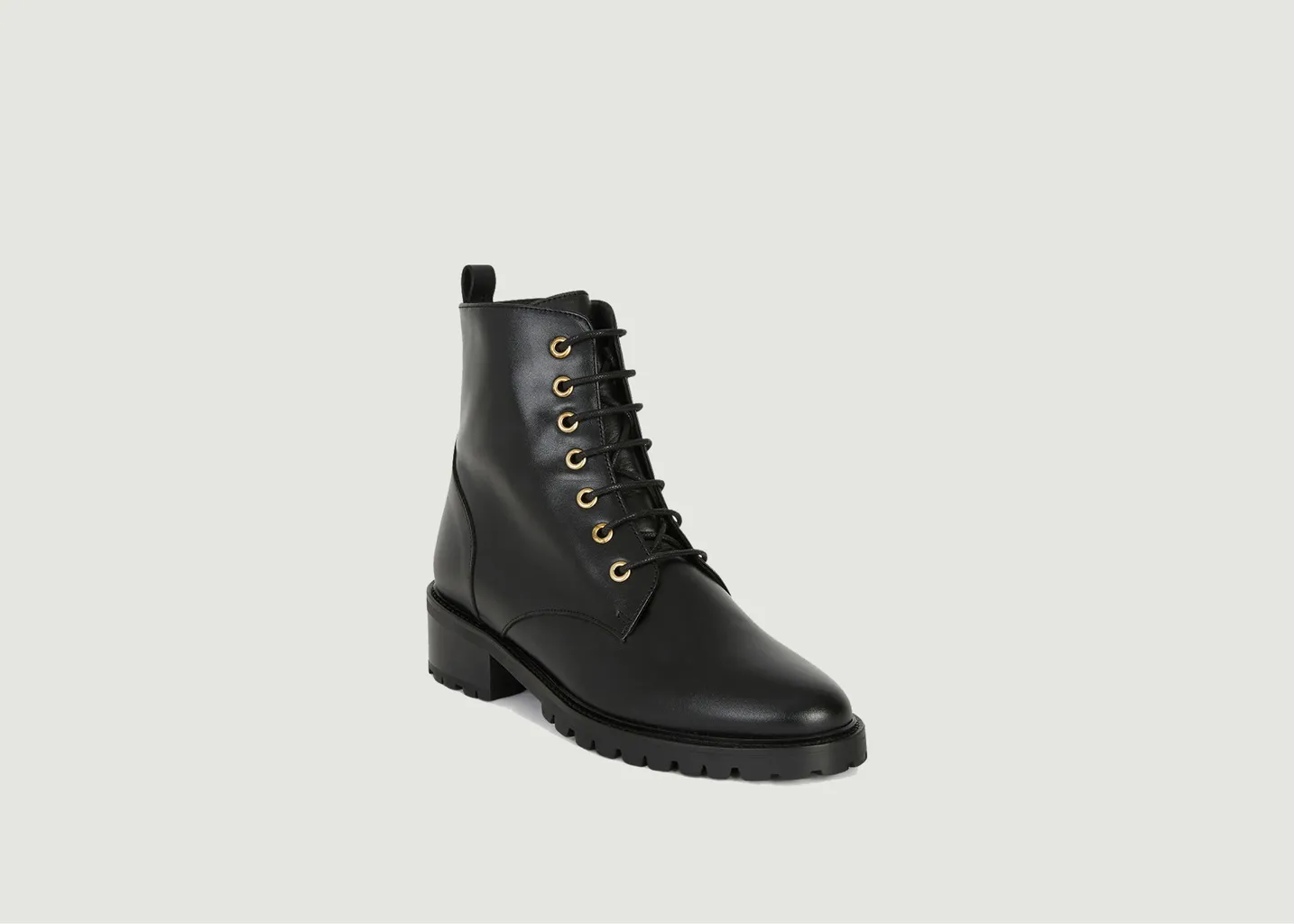 Bottines à lacets en cuir Lara Bobbies Paris