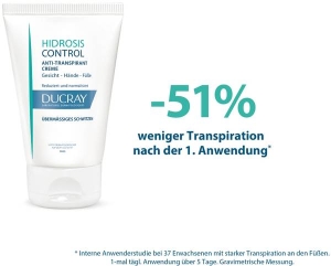 DUCRAY HIDROSIS Control Anti-Transpirant Creme, 50 ml
