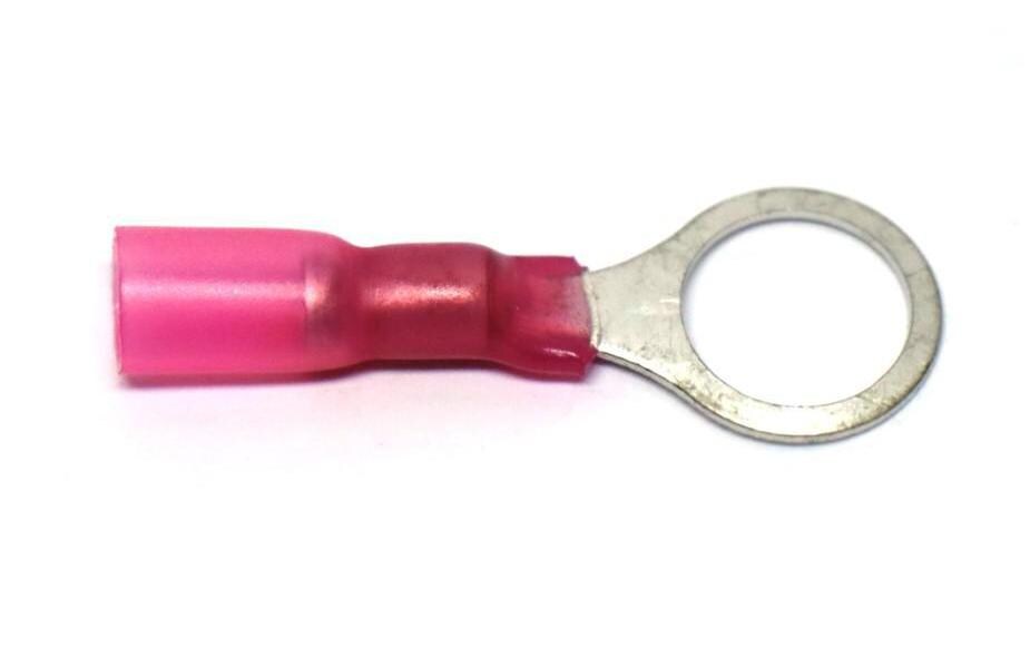 Ringkabelschuhe WP 10.5-13.6 mm Rot, 10 Stk.Ringkabelschuh für 0.5-1.5 mm2 (22-18 AWG)