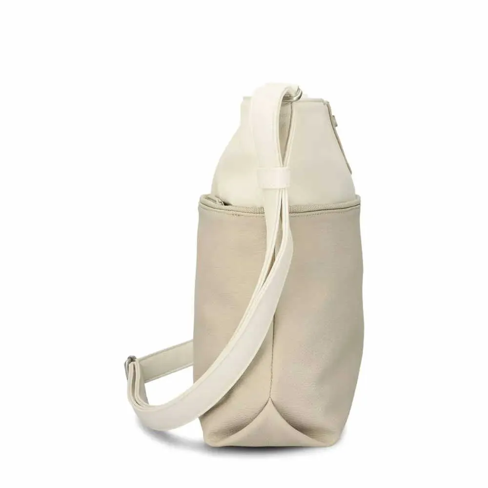 ZWEI Umhängetasche Beige Lederimitat