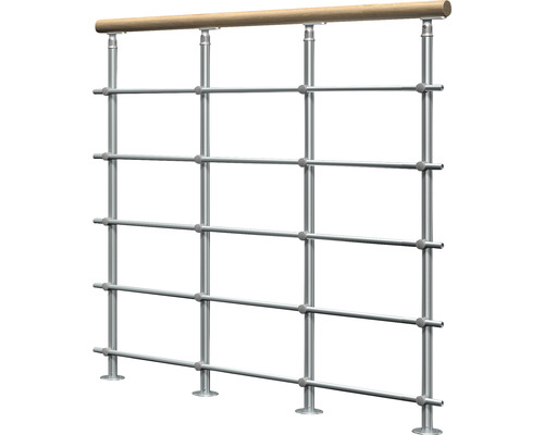 Pertura Koralia grijze balustrade starterspakket 1 m
