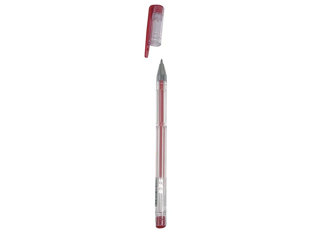 CANETA GEL POLEGAR VERMELHO