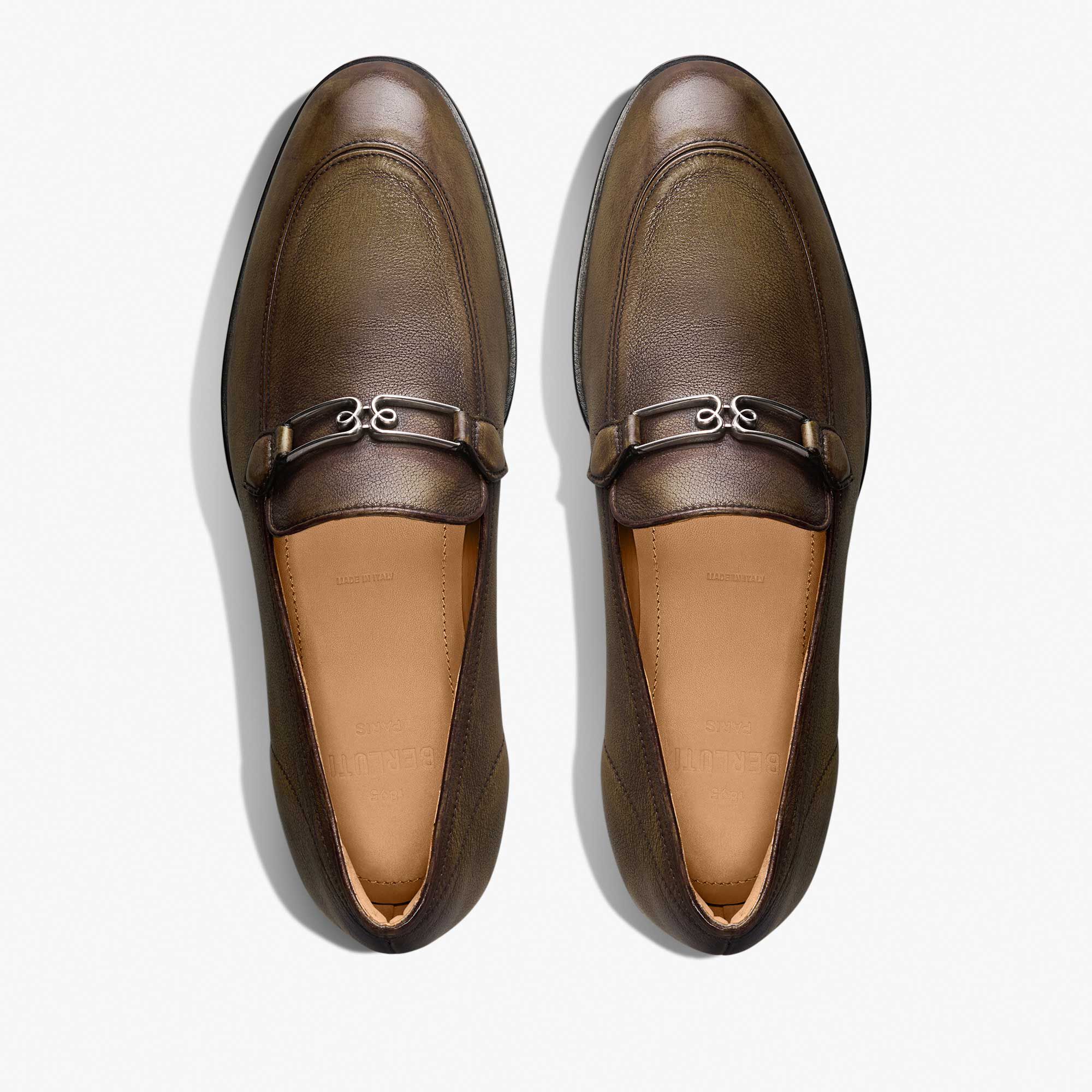 Mocassin B Volute En Cuir