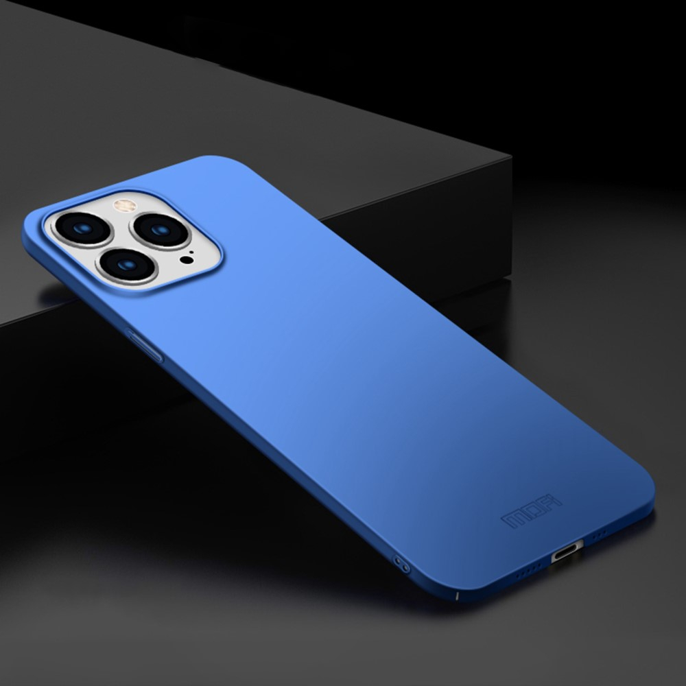 iPhone 13 Pro Hülle Hardcase Super Slim - Blau (Matt)