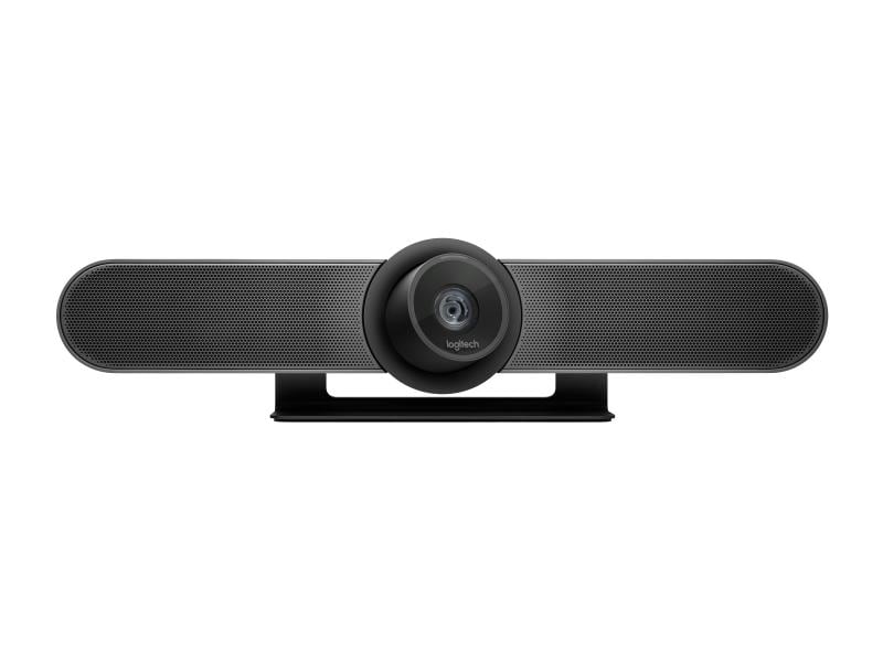 Logitech MeetUp USB Video Collaboration Bar 4K/UHD 30 fps All-in-one-ConferenceCam mit Ultraweitwinkelobjektiv für kleine Räume