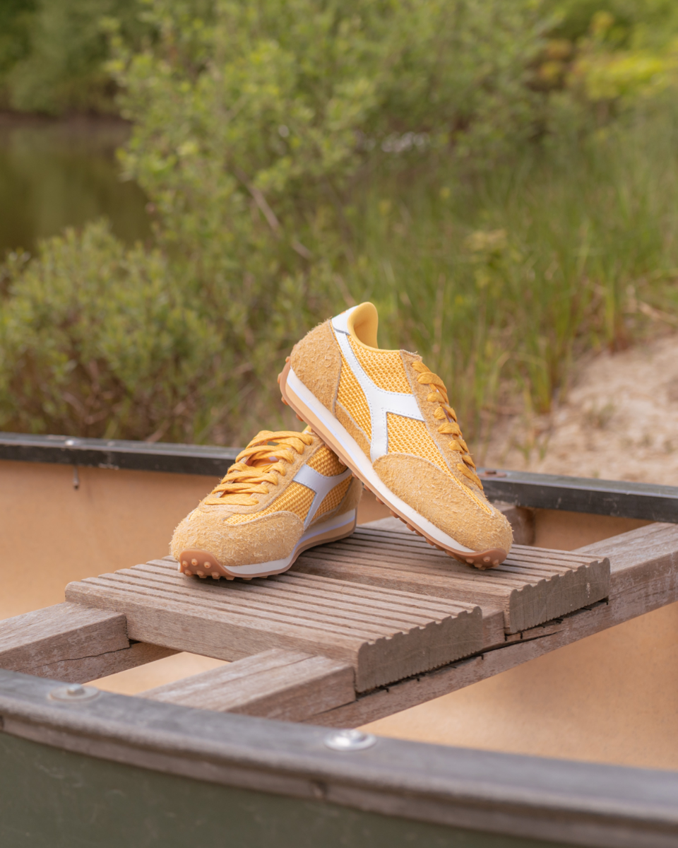 Diadora Sport Rally Geel Damessneakers