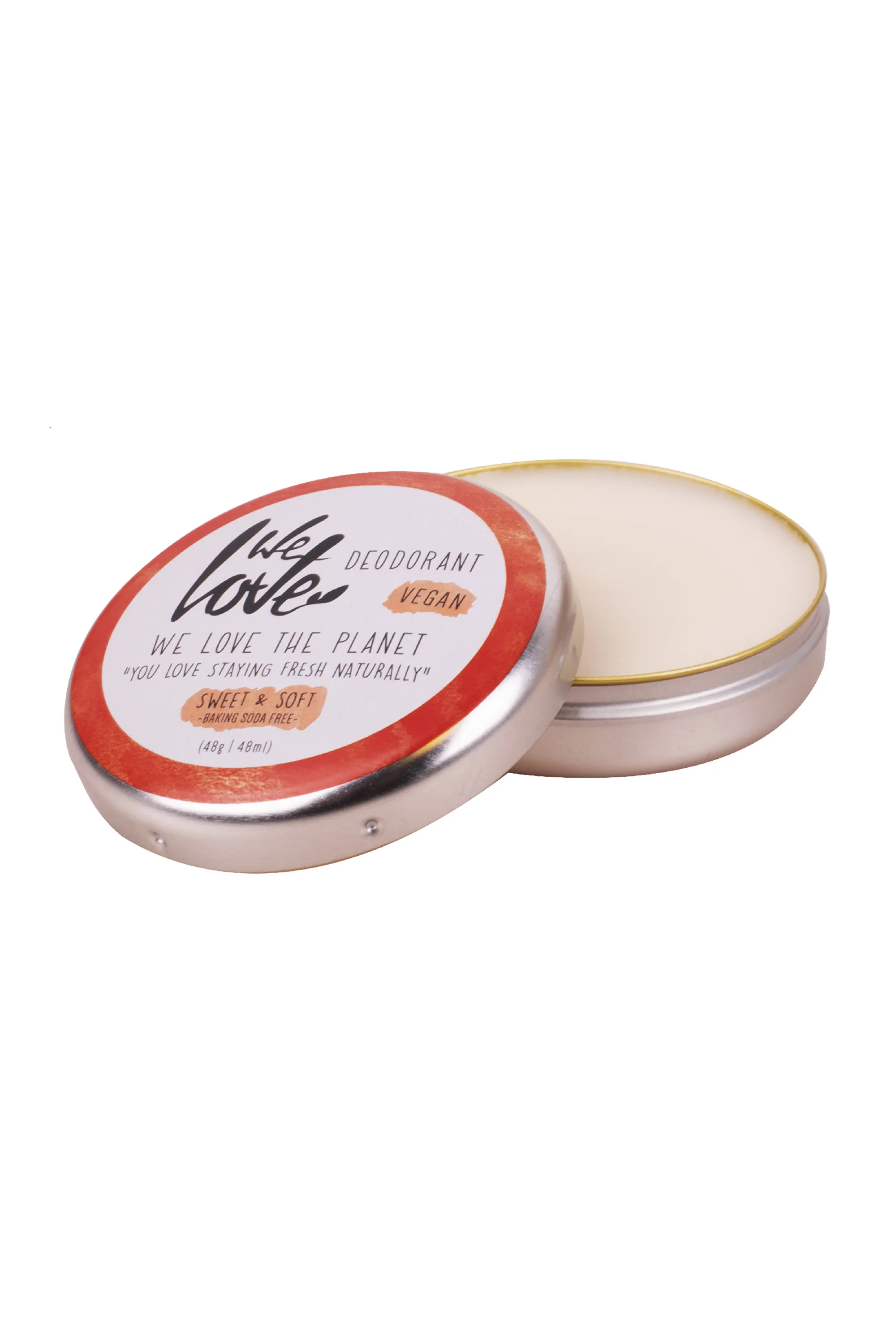 WE LOVE THE PLANET Déodorant crème Sweet & Soft vegan & hypoallergénique-48 g