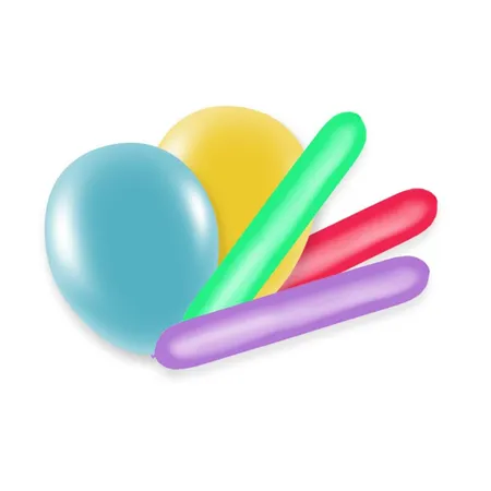Melloc 30 Ballons Lange + Runde