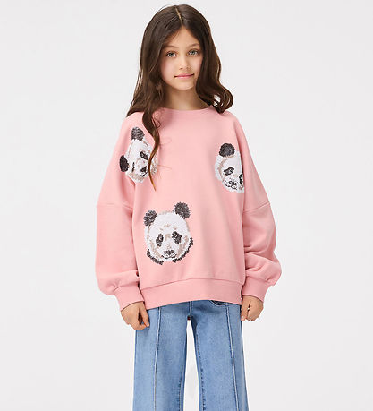 Molo Sweatshirt - Marika - Rosequartz m. Pailletten