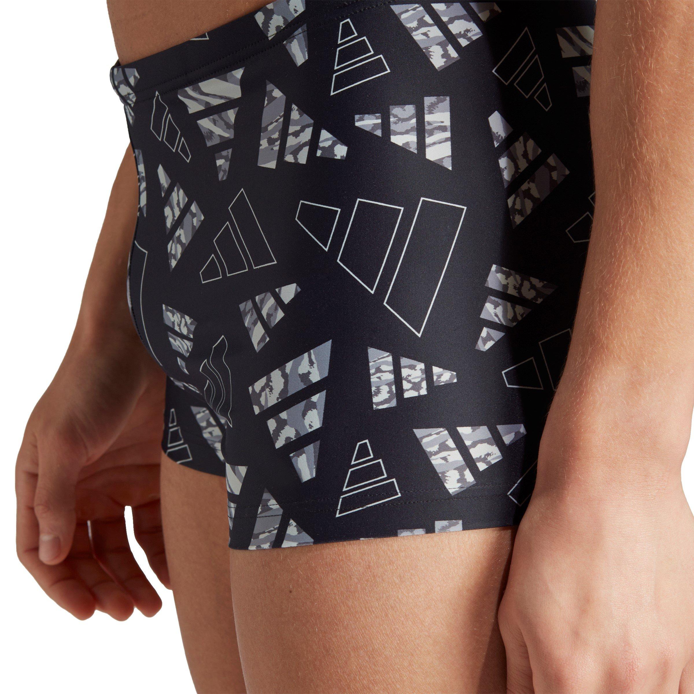 adidas Logo Graphic Swim Boxers Mens