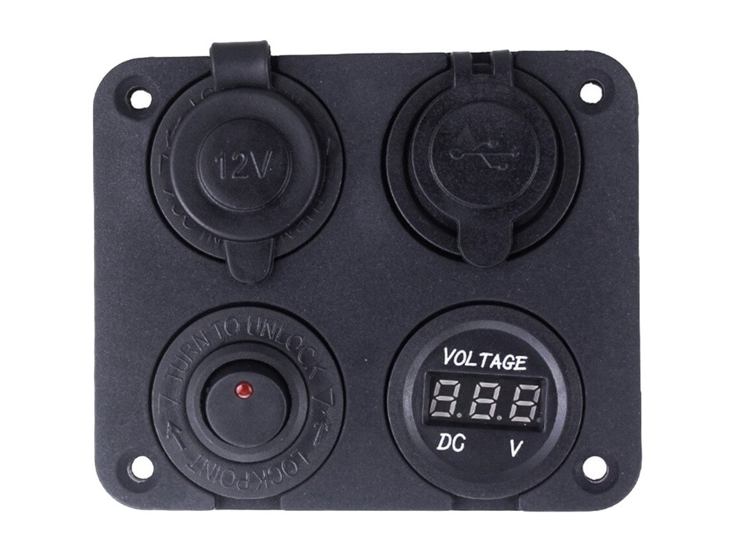 Car Systems 12 volt 4 modules inbouwkit