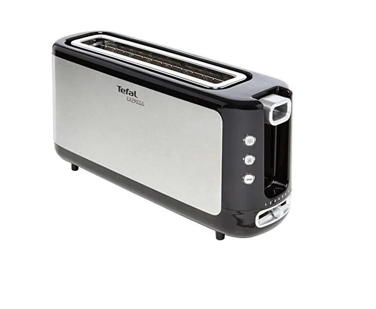 grille pain avec 1 fente 1000W gris noir Tefal