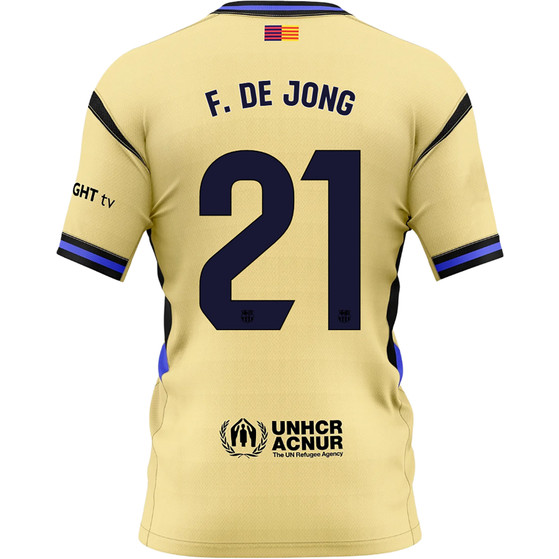 Nike FC Barcelona Match Uit Shirt F. de Jong 21