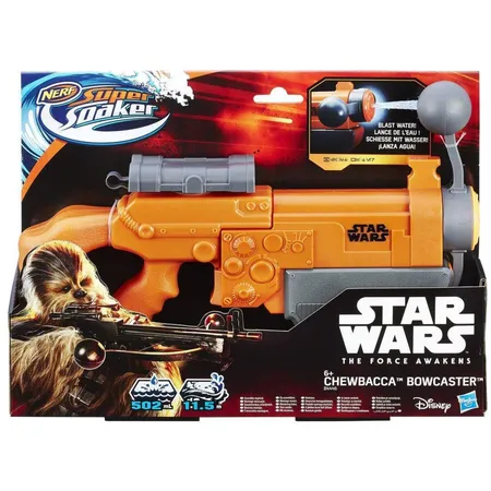Nerf Star Wars Super Soaker Chewbacca Bowcaster Blaster