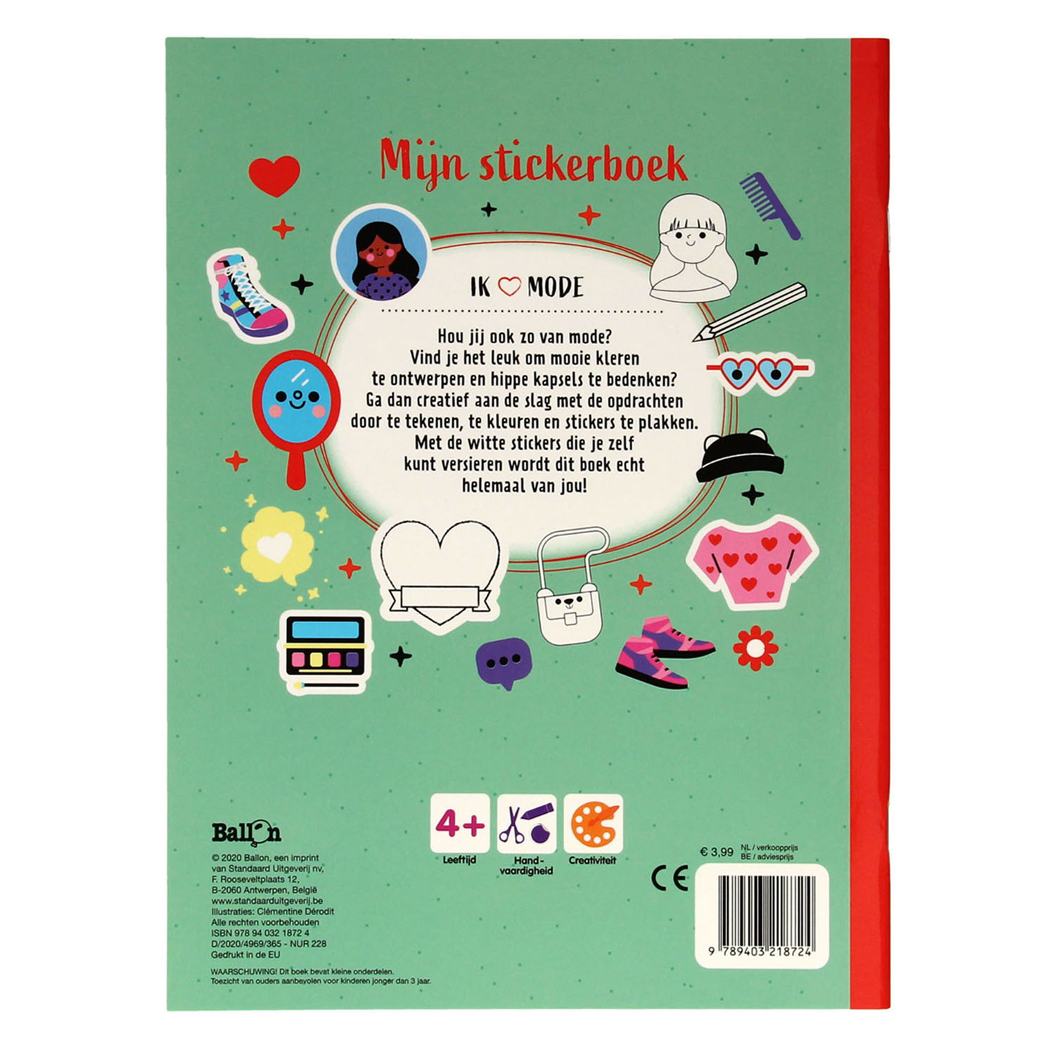 Mijn Sticker- en Activiteitenboek I Love Mode
