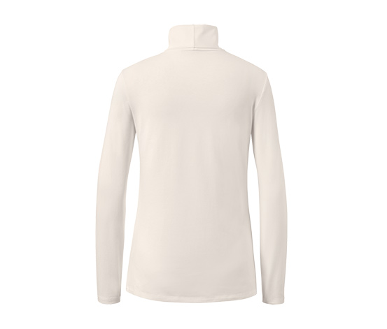 Rollkragenshirt, cremeweiß