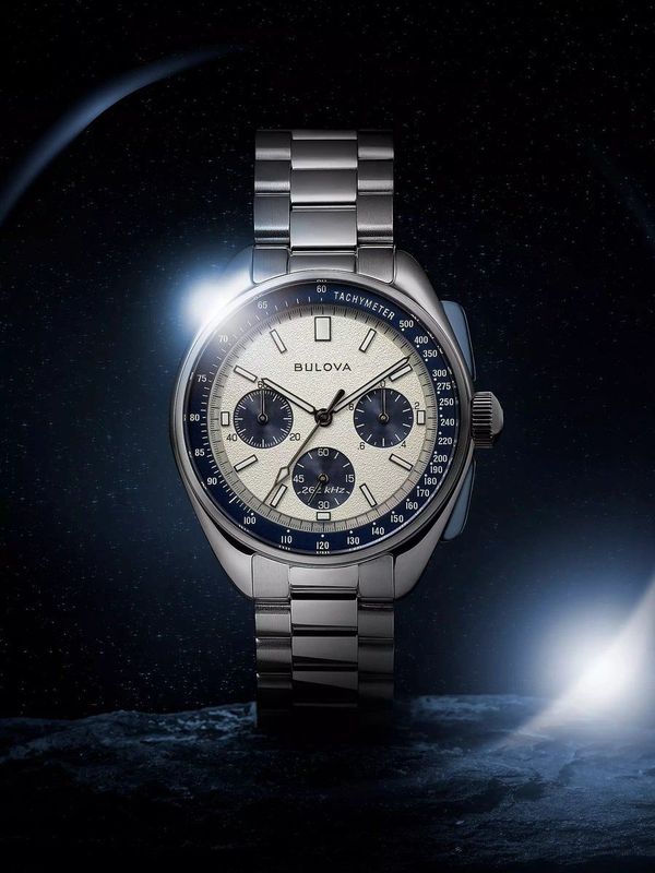 Lunar - Pilot - Polshorloge - Zilver - Roestvrijstaal - Saffierglas