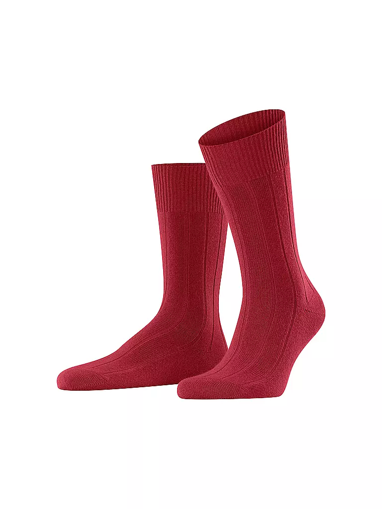 FALKE Socken LHASA RIB ingle rot