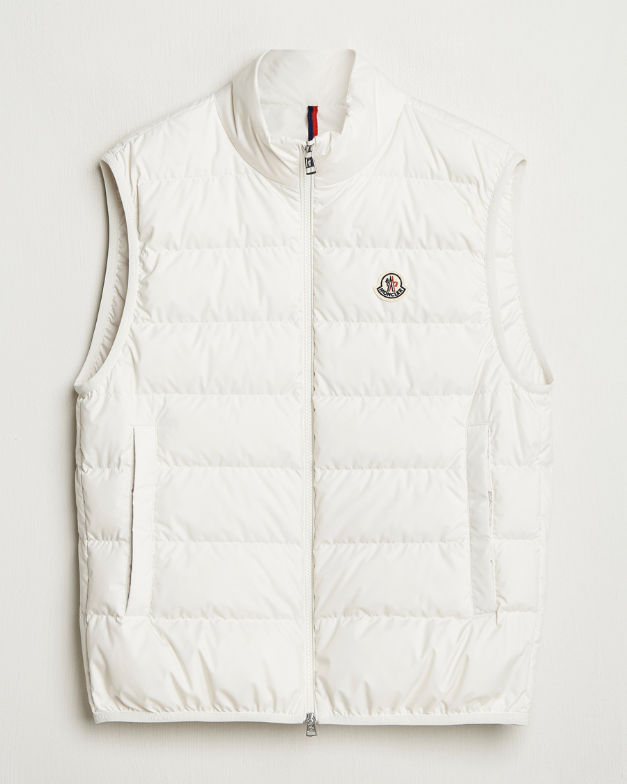Moncler Contrin Down Vest Off White