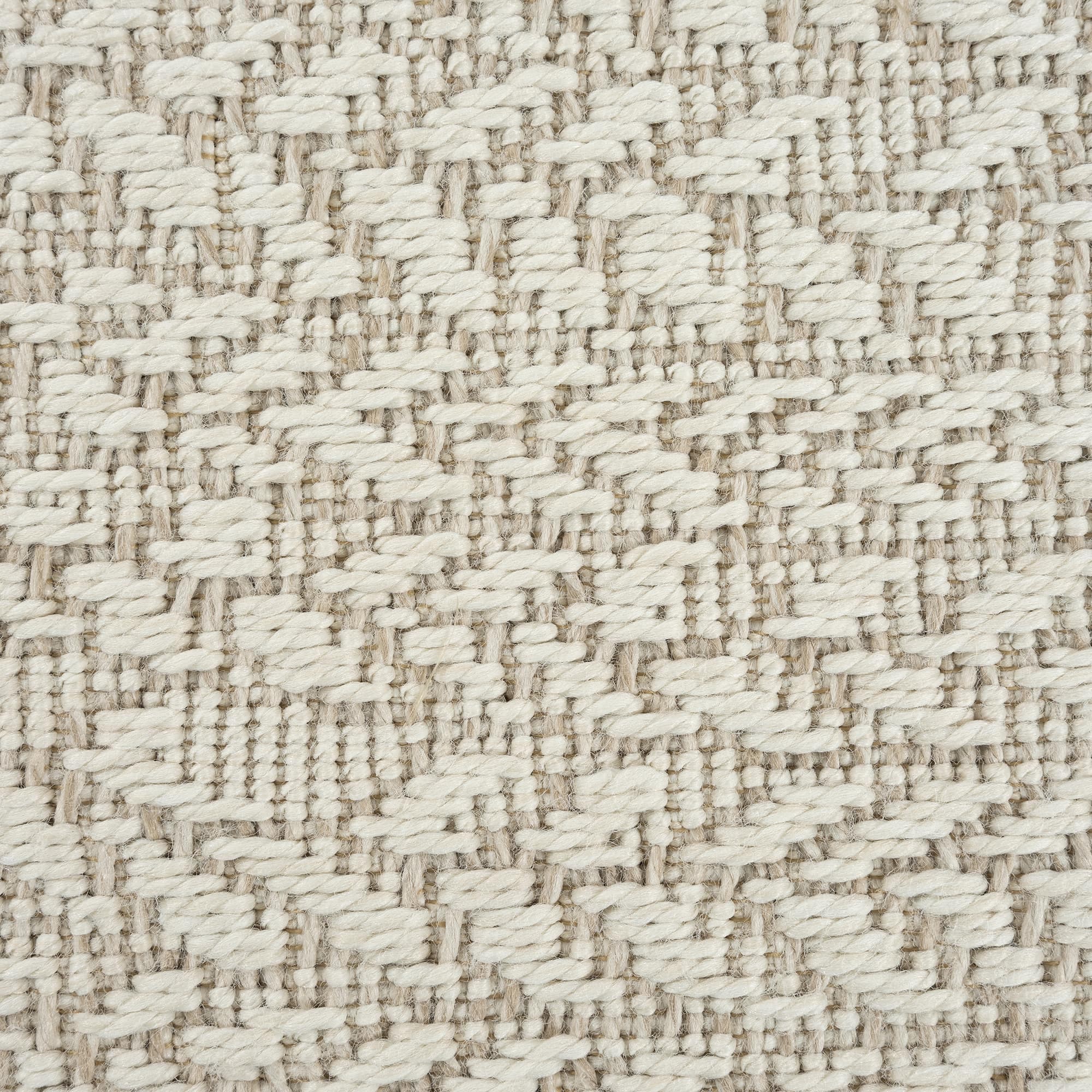 the carpet Teppich »Kansas« rund 1 mm Höhe moderner robuster In und Outdoor Teppich Jute Look