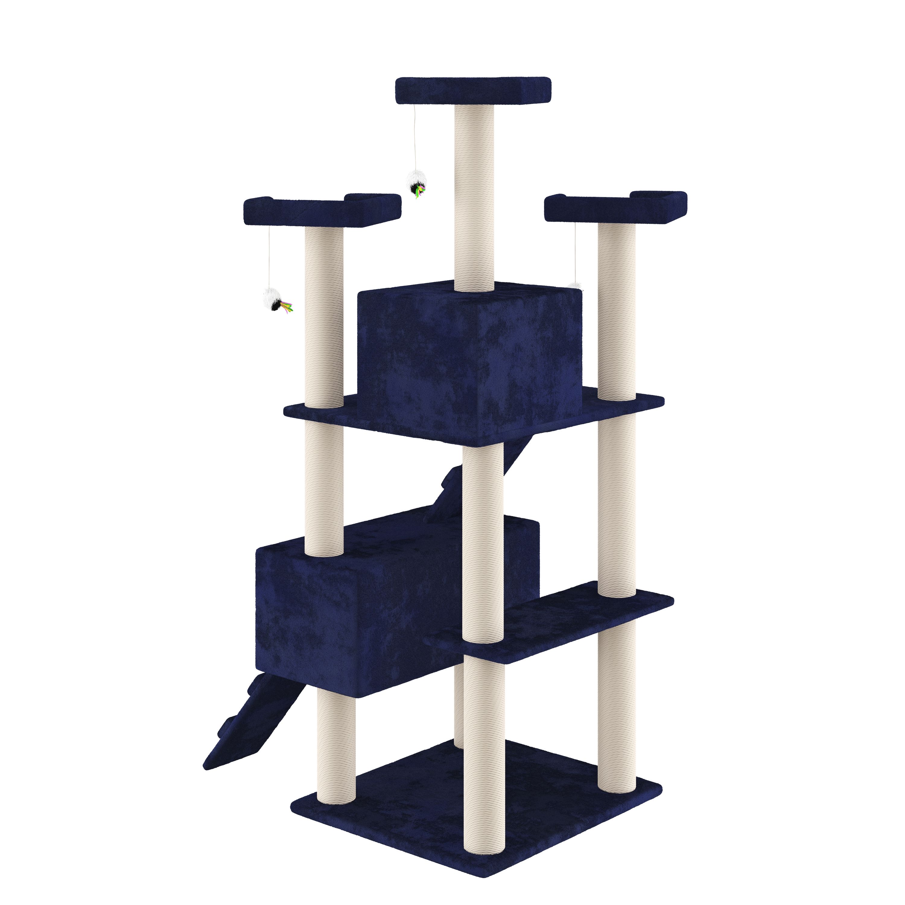 Katzenbaum MIRO 182 cm blau