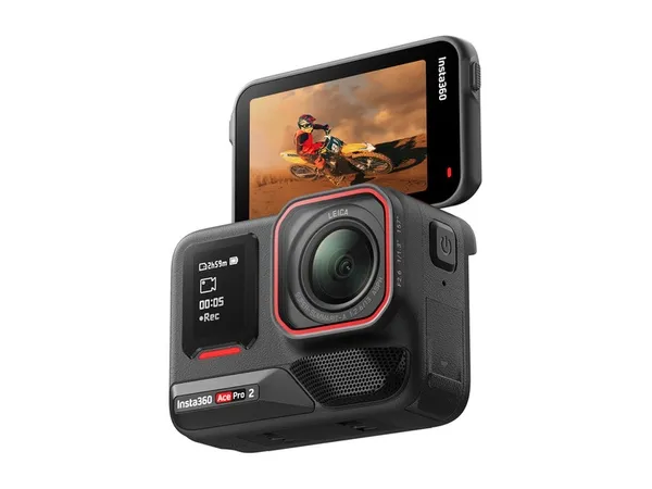 Insta360 Ace Pro 2 - Dual Battery Standard Bundle - action-kamera - 8K / 30 fps - Leica - Bluetooth, Wi-Fi - undervands op til 12 m - sort